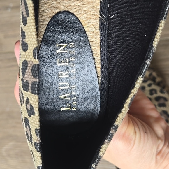 Lauren Ralph Lauren Cecilia Espadrille Jute Wedge Sandals - Picture 6 of 6